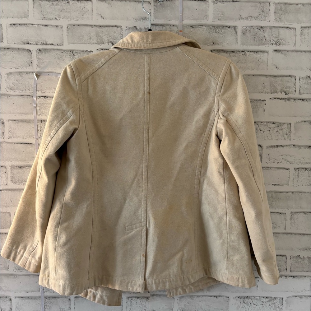 Gap Beige Double-Breasted Jacket - image 4